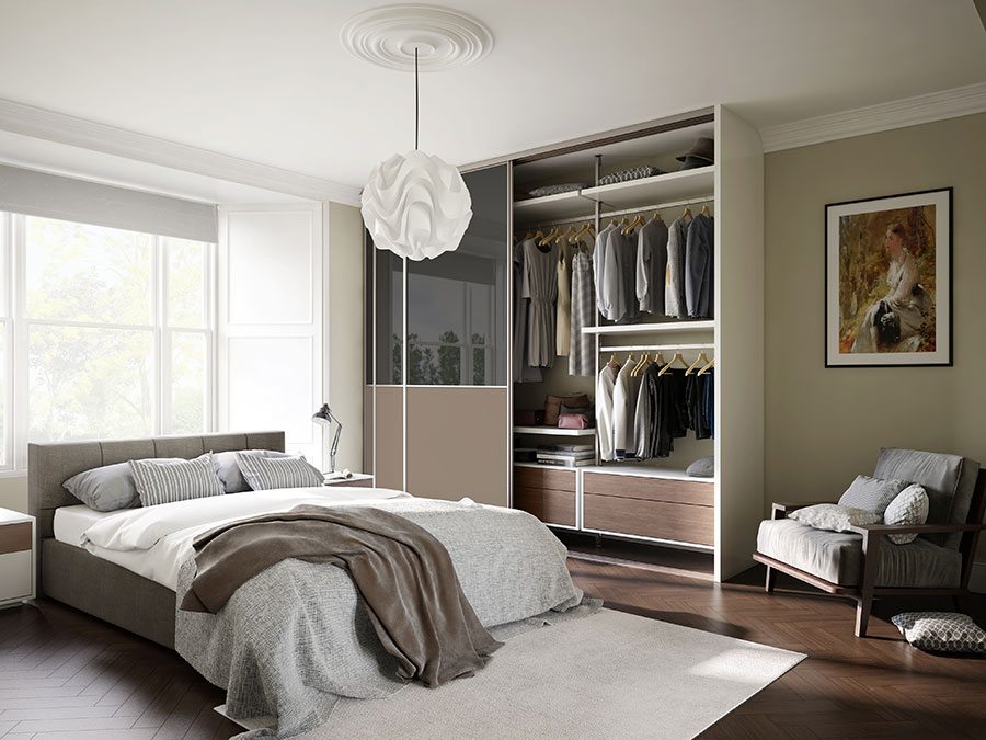 Kleine slaapkamer tip: kledingkast met – Wooninspiratie